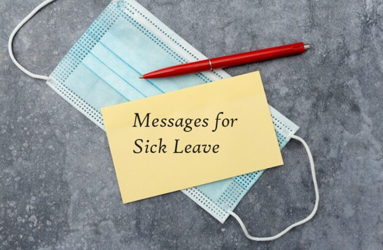 20+ Out of Office Messages for Sick Leave